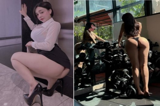 Gymer bấm phím với tốc độ nhanh và cảm thấy thích thú