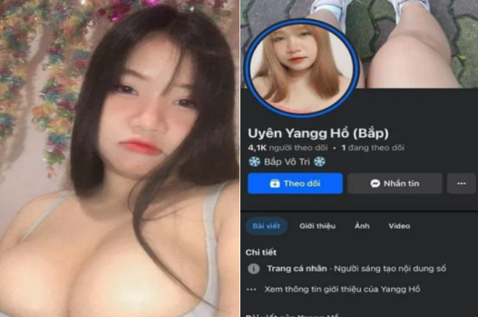 Hồ Uyên Giang ngực khủng dồn ép cậu nhỏ ngây thơ