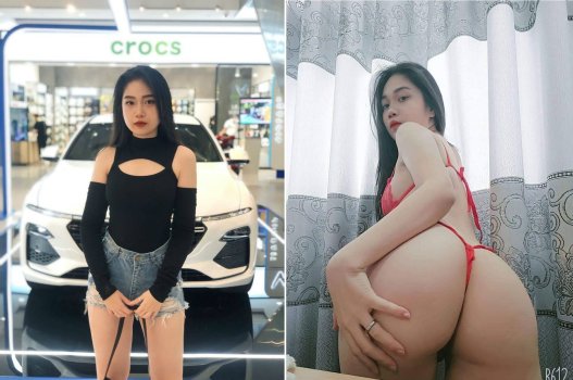 Làm tình ngực bự nóng bỏng trên xe hơi khoái cảm
