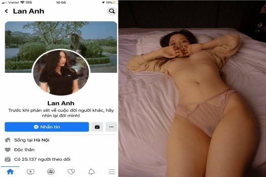 Lan Anh hấp dẫn và thiếu kinh nghiệm khi để lộ cái bướm hấp dẫn