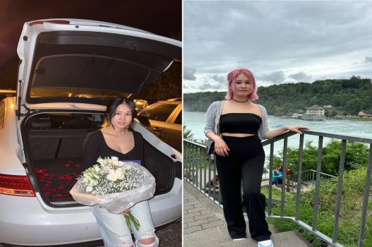 Đưa tiền và quà cho cô gái để anh vui vẻ thỏa thích
