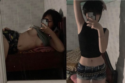Tóc ngắn dễ thương không ngừng vui vẻ